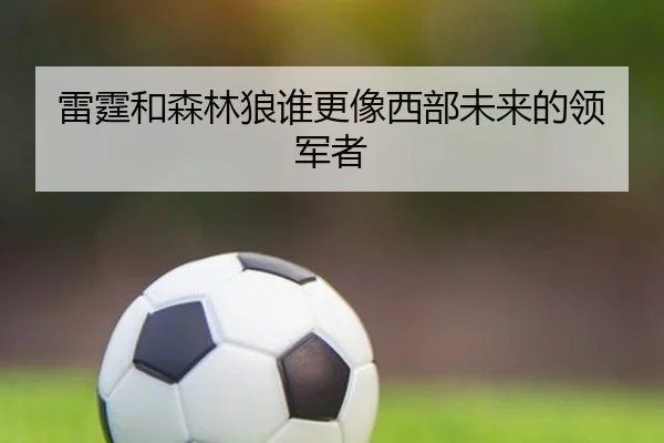 雷霆和森林狼谁更像西部未来的领军者